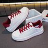 Little White Shoes Men's and Women's Versatile Breathable Board Shoes Summer New Casual Sports Shoes Heightening Platform Casual Net Shoes