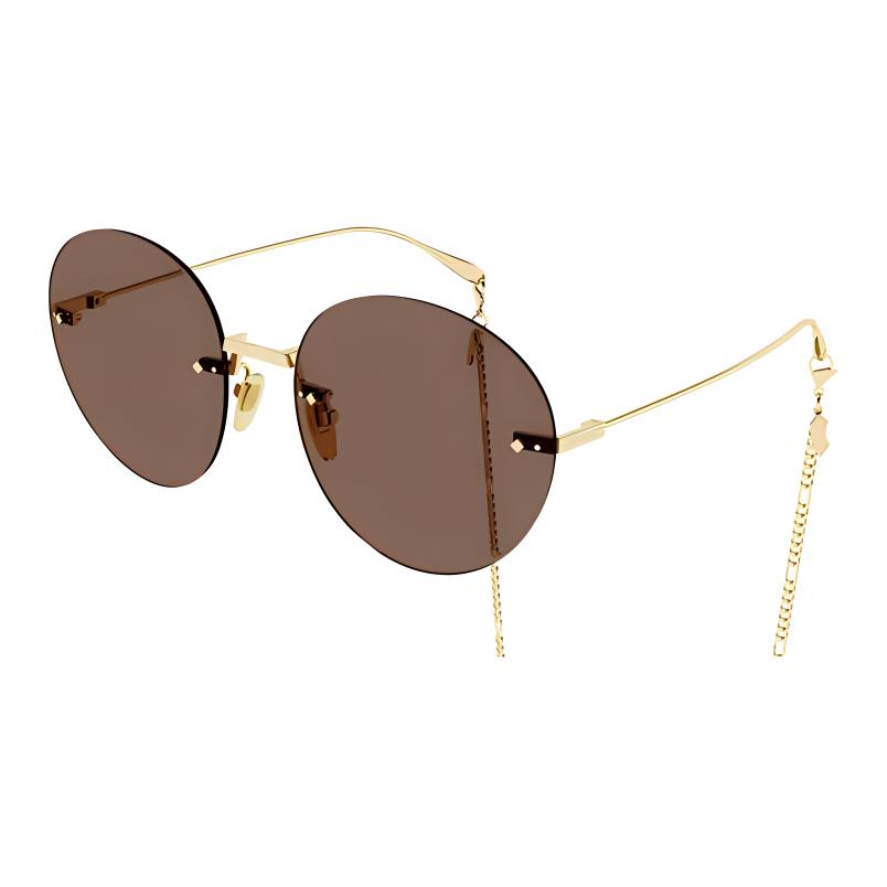 Gucci Fashionable Personality Round Sunglasses Women sunglasses GG1149S003GOLDG