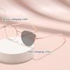 New Cat Eye Photochromic Myopia Glasses Fashion Simple Myopia Glasses Anti-blue Light Color-changing Lens Glasses 0 To -4.0