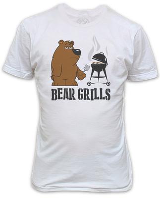 Bear Grylls T-shirt Grappig BBQ Zomer ontwerp ideaal cadeau