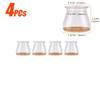 4~32PCs Chair Leg Floor Protectors Rubber Feet Protector Pads Furniture Table Socks Plugs Cover Furniture Feet Reduce Noise
