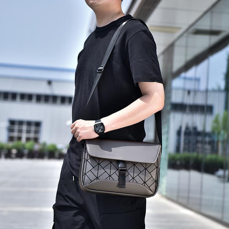 Men's Crossbody Bag Commuter Shoulder Bag Colorful Large Capacity Chest Bag