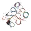Universal 22 Circuit Wiring Harness Kit with Fuse and Installation Instructions for Any 12 Volt Vehicle