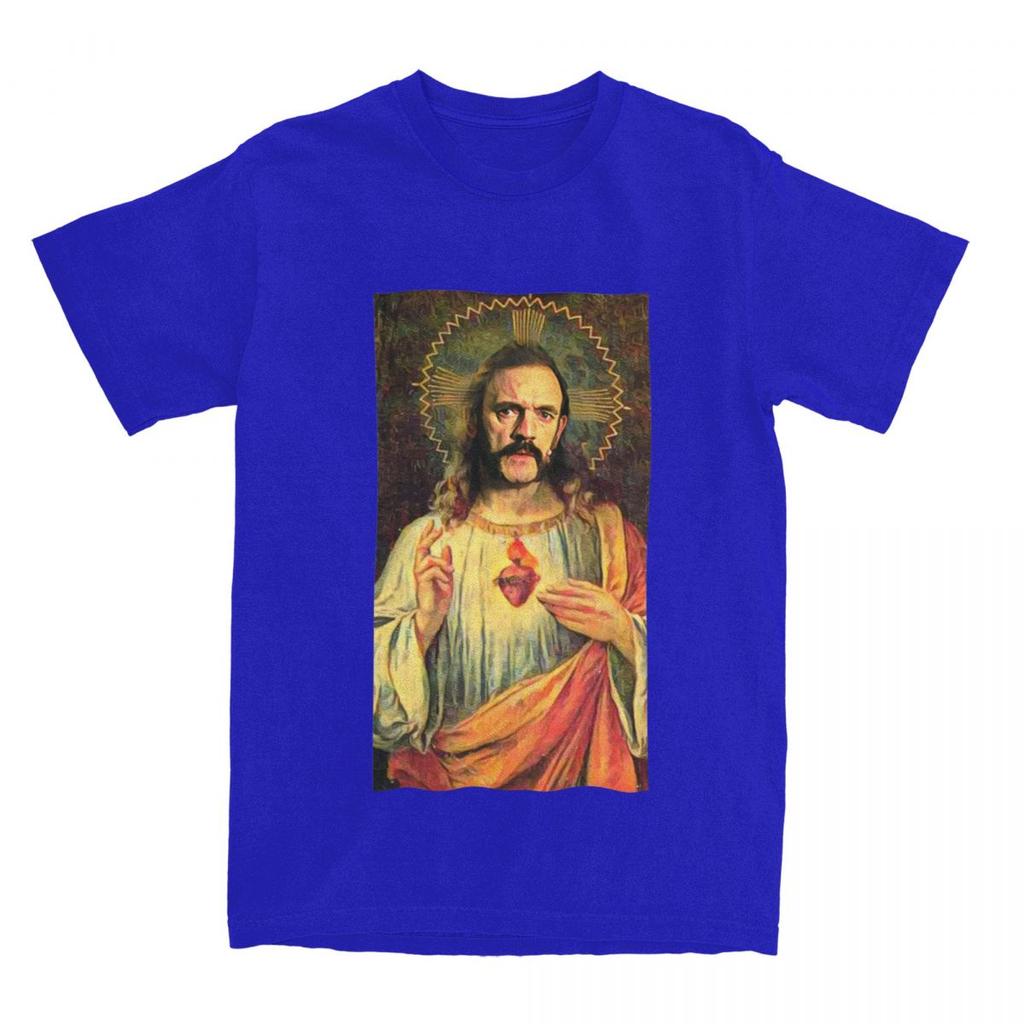 Maglietta Merch di Saint Lemmy Uomo Donna Divertente Cotone Puro Vestiti Estivi