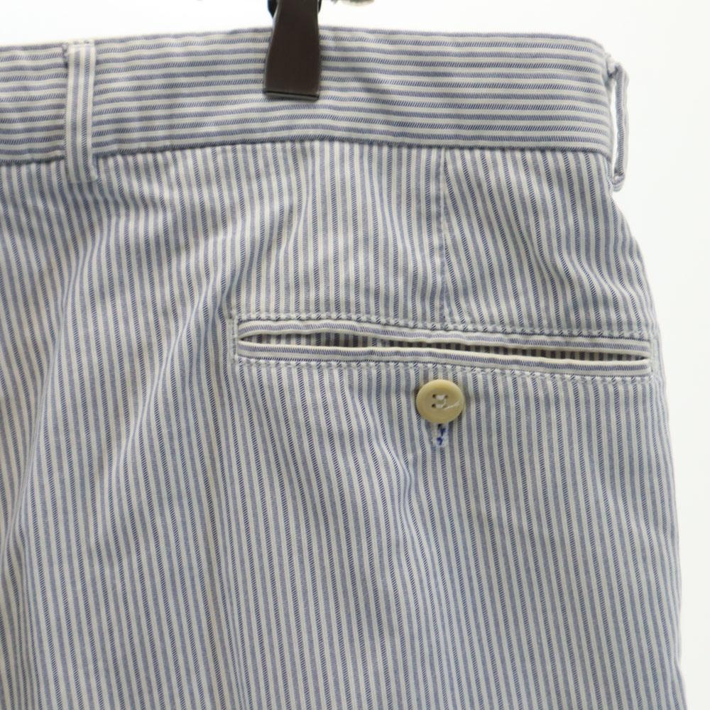 Armani Collezioni Gestreifte Lange Hose w39 Blau Biggs Herren Gebraucht