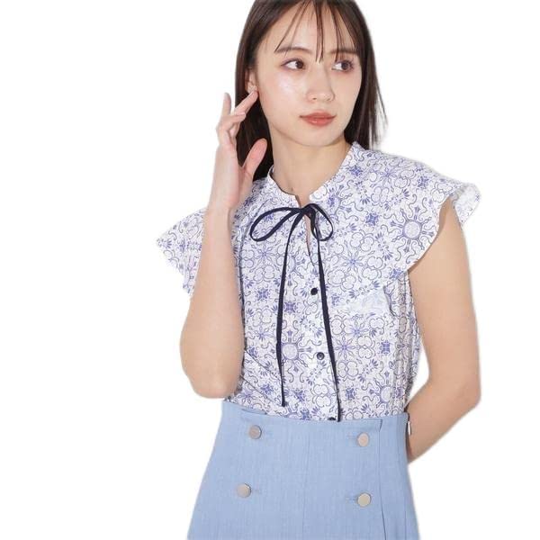 

[JILL by JILL STUART] [Pre-order: Scheduled to arrive late May - early June] Ruffle Collar Shirt