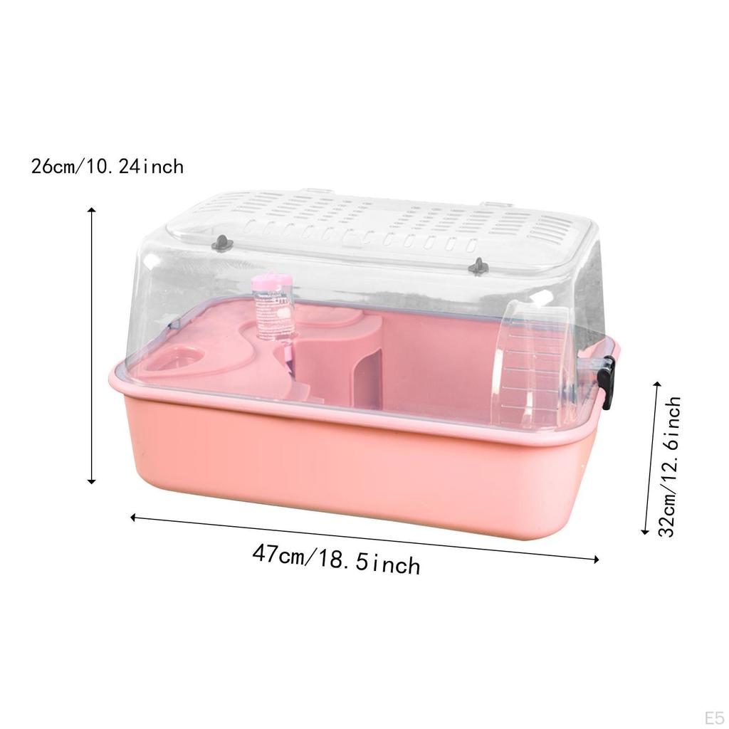 Hamster Cage Exercise Playing House Portable Activity Transparent Cover Small Pet Supplies Outgoing