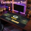 Green Bay Packers Customized Name Text Mouse Pad, Large Desk Mouse Mat Personalized Home Office Present