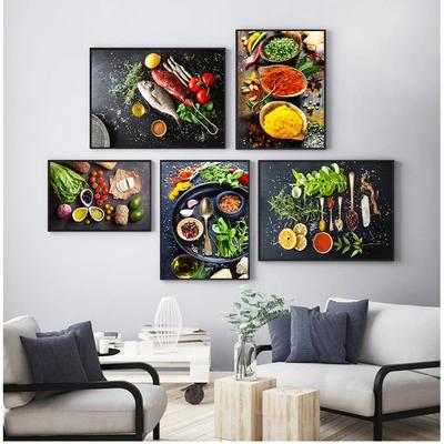 Food Grains Spices Posters and Prints Wall Art Pictures for Living Room Seasoning Peppers Kitchen Decoration Canvas Paintings