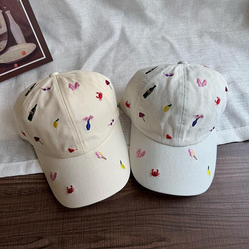Street Dance Cap With Embroidery And Sunshade For Men Women Summer Fashion