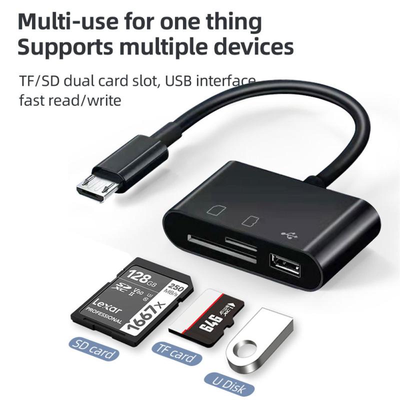 USB Typ C Kartenleser Datenübertragungsadapter Micro-Schnittstelle Android-Telefon Computer Multifunktion
