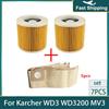 Sacchetti Filtro Polvere di Ricambio per Aspirapolvere Karcher WD3 WD3200 WD3300 MV3 Pezzi di Ricambio Accessori Filtri Hepa Sacchetti Polvere