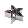 3Pcs 3D Mini House Scenery Christmas Cookie Cutter Set Cookie Biscuit Mold Steel Gingerbread House Fondant Cutter Baking Tool