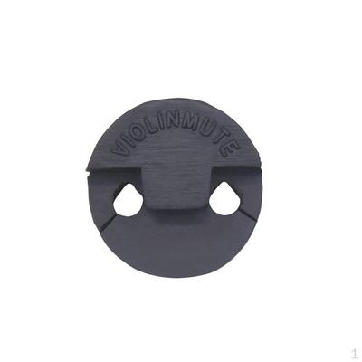 Accessori per Strumento Musicale Violino in Gomma Nera Rotonda