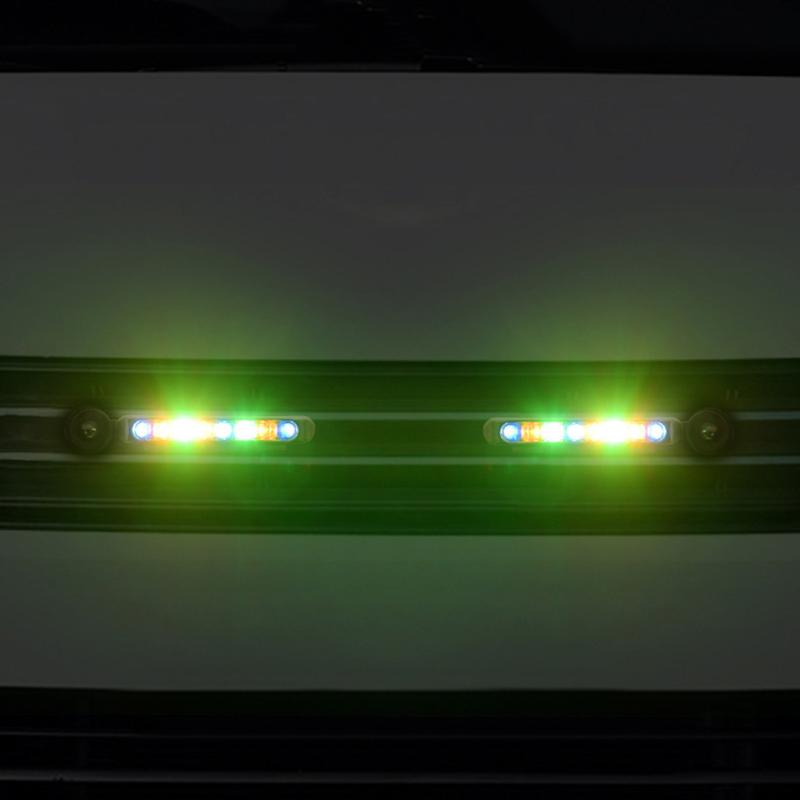 1Pc Car Led Daytime Headlight With Wind Powered Fan Floodlights Auxiliary Lighting Motorcycle Lamp For Modification
