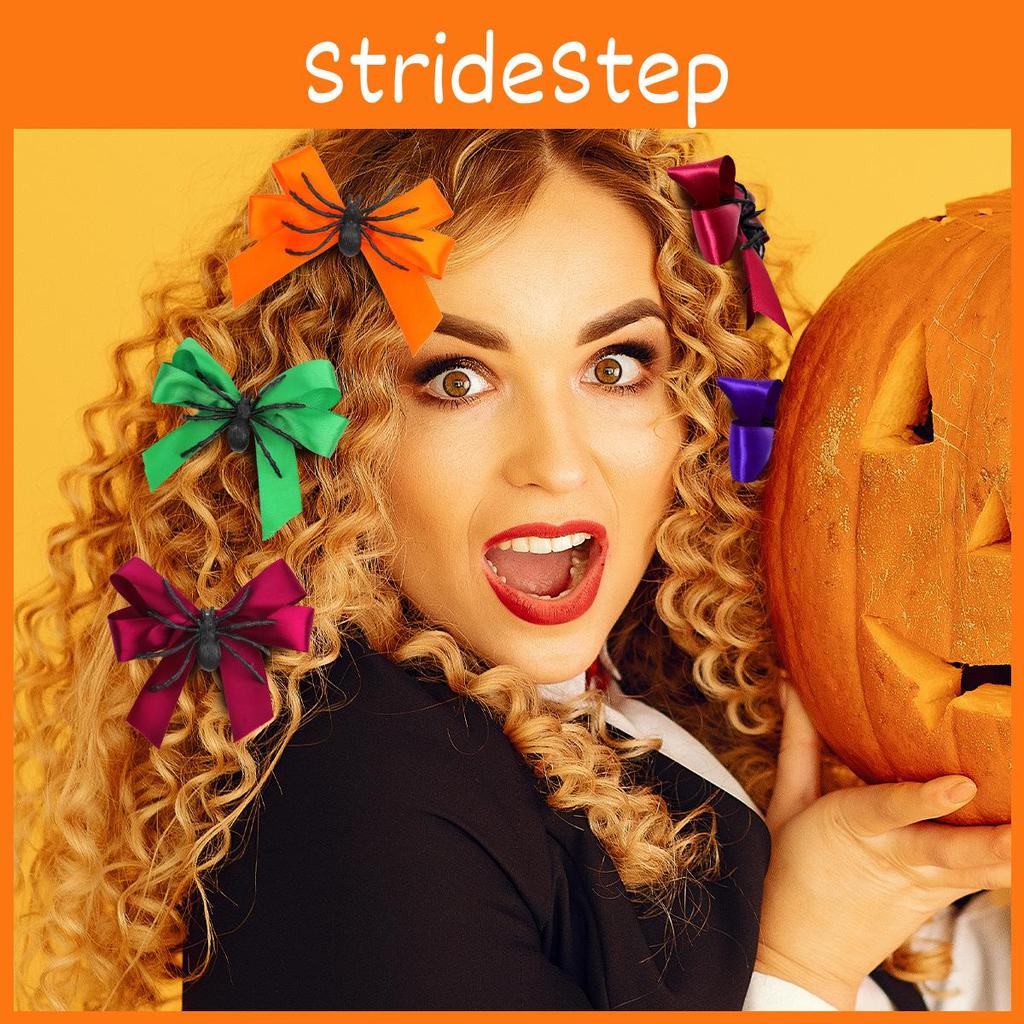 Bow Spider Hair Clip For Cosplay Halloween Parties Headwear Performance Stage