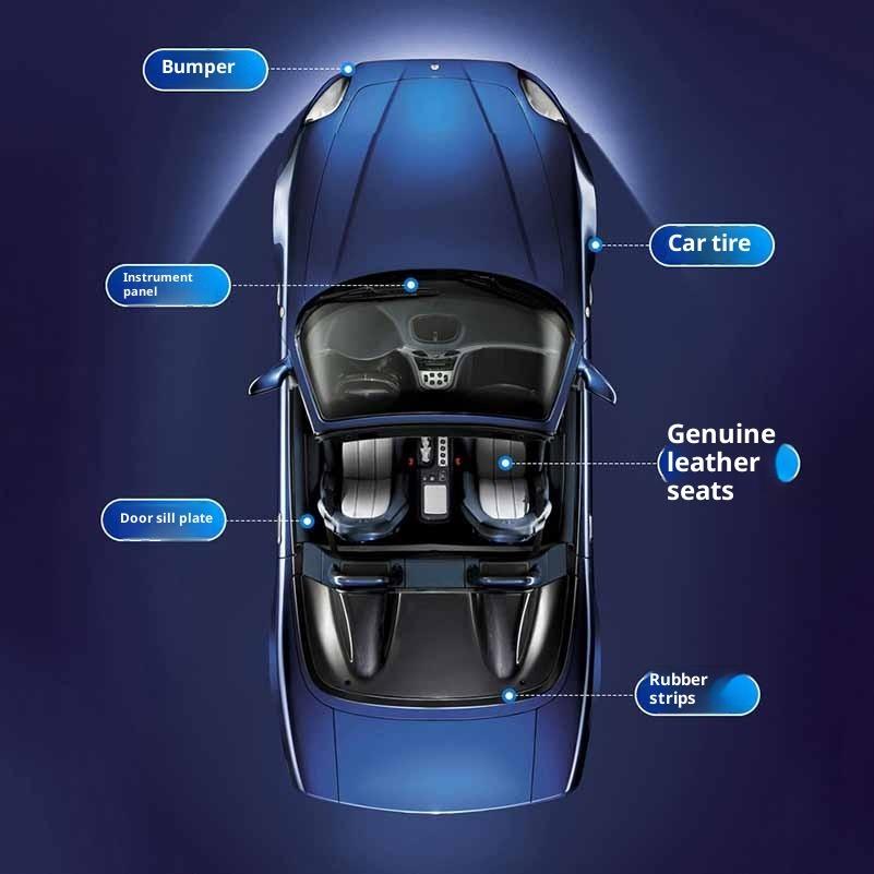 Plastový obnovovač a keramický povlak Čistič prachu na palubní desku a vnitřní obložení automobilu, Leštidlo a ochrana proti prachu pro vinyl, gumu