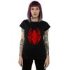 Marvel Womens/Ladies Spider-Man Logo Emblem Cotton T-Shirt