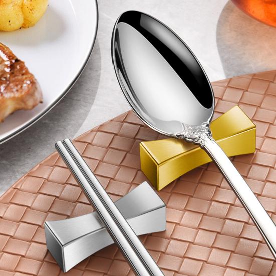Essstäbchenhalter, Edelstahl, Gabel, Löffel, Besteckhalter, leicht zu reinigen, Essstäbchenhalter für die Küche zu Hause