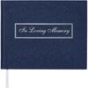 Funeral Guest Book for Memorial Service In Loving Memory Guest Book for Funeral Guest Sign In Book (Book, Navy)