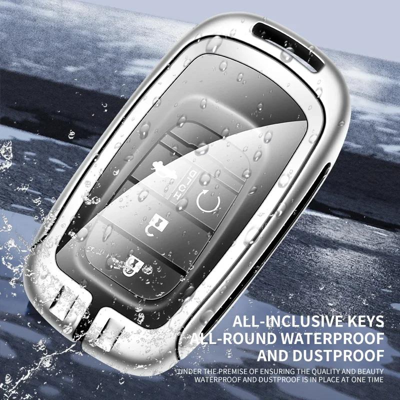 Fashion Car Key Case Cover for Honda Crv Binzhi Ling Pai XRV Xiangyu Smart Remote Protector Keychain Interior Accessories