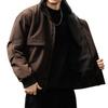 Men's High-End Heavyweight Lambswool Winter Workwear Jacket - Thickened, Warm Cotton Coat
