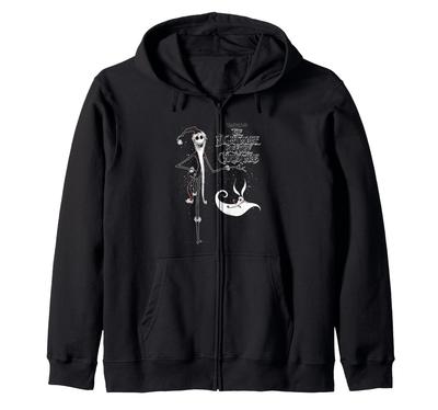 Disney Miasteczko Halloween Jack Skellington Zero Bluza z kapturem na zamek