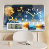 Creative Simple Desktop Clock Office Ornament Perpetual Calendar Bedroom Living Room Table Clock Silent Home Desktop Clock
