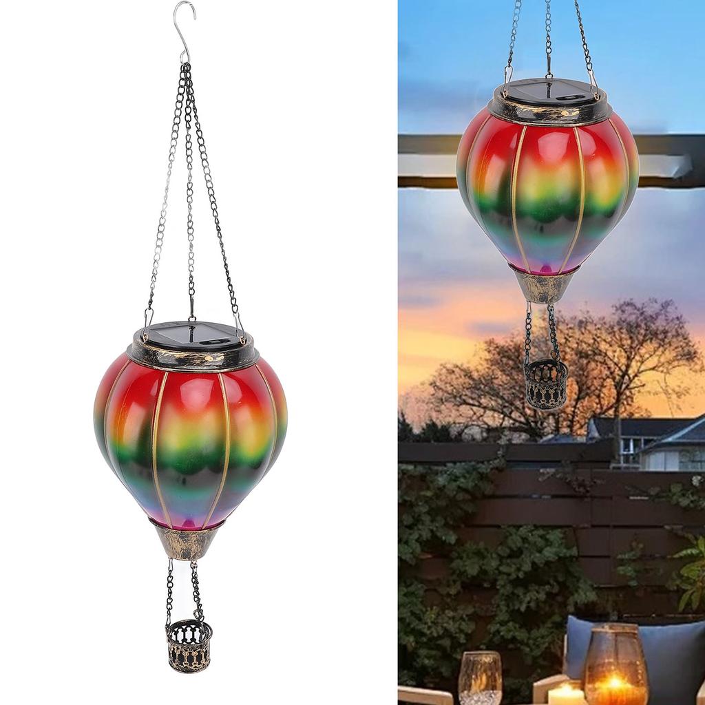 Solar Fire Balloon Lantern Multipurpose Innovative Exquisite Fire Balloon Solar Lights for Patio Yar