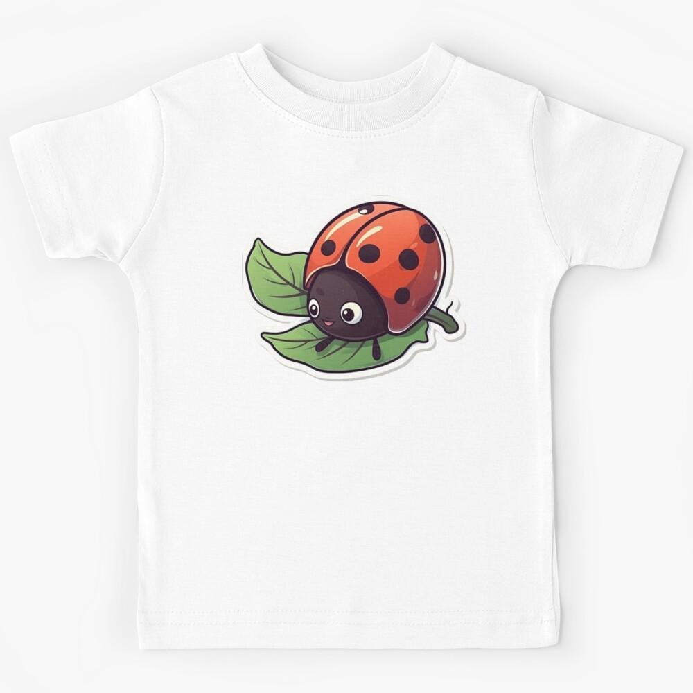 Ladybug on a leaf Kids T-Shirt 170