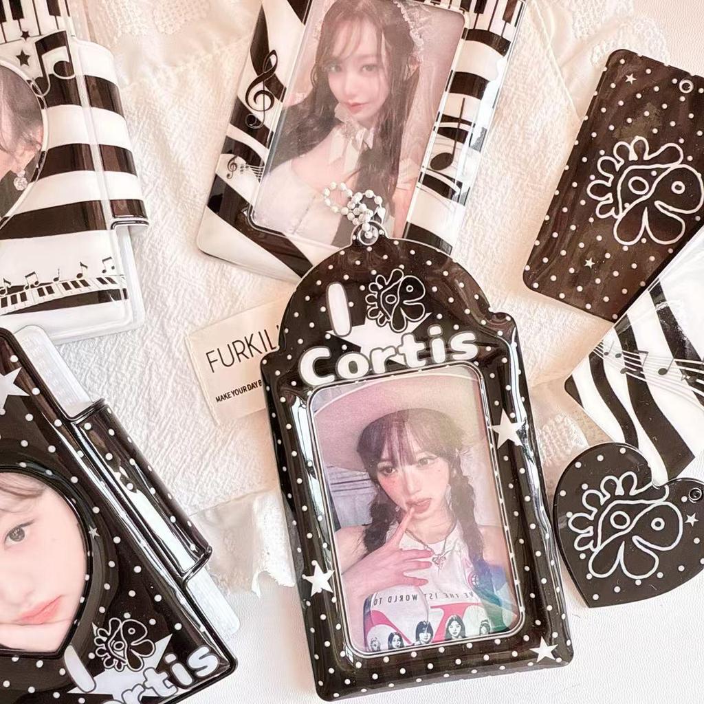 Original Cortis 3" Card Holder Sleeve for Polaroid & Mini Cards - Campus, Idol, or Star Display Pendant