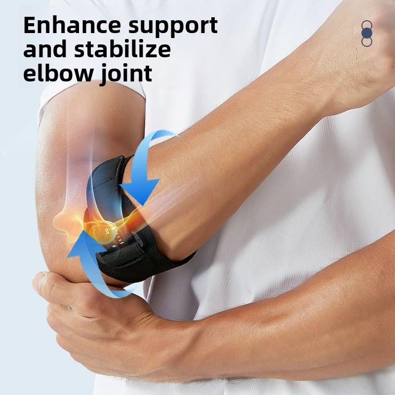 Tennis Elbow Pads Fixed Elbow Joint Sheath Sports Pressure Fixing Belt Badminton Pressure Gasket Anti-collision Protection Arm