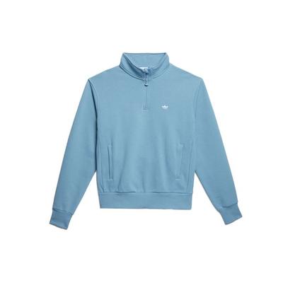 Originální mikina na zip s potiskem loga Trefoil Pánské topy Modrá GL9943