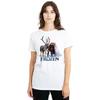 Frozen Womens/Ladies Elsa Anna Kristoff Olaf Group Shot T-Shirt