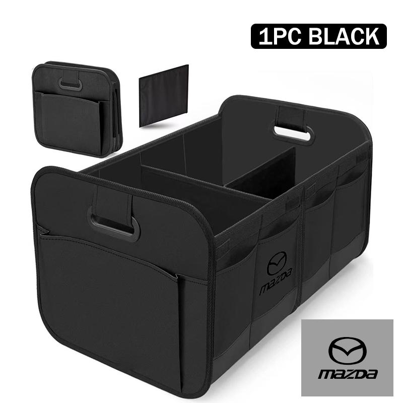 For Mazda Car Interior Trunk Storage Box Leather Tools Storage Case Bag 3 6 CX5 2 CX3 CX9 MX5 RX8 Axela Demio Atenza MS