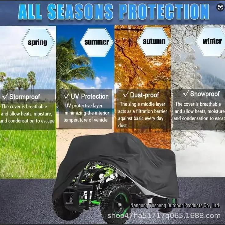 

Waterproof Oxford Beach Car Cover: Sun & Rain Protection 200x95x106 cm сірий колір