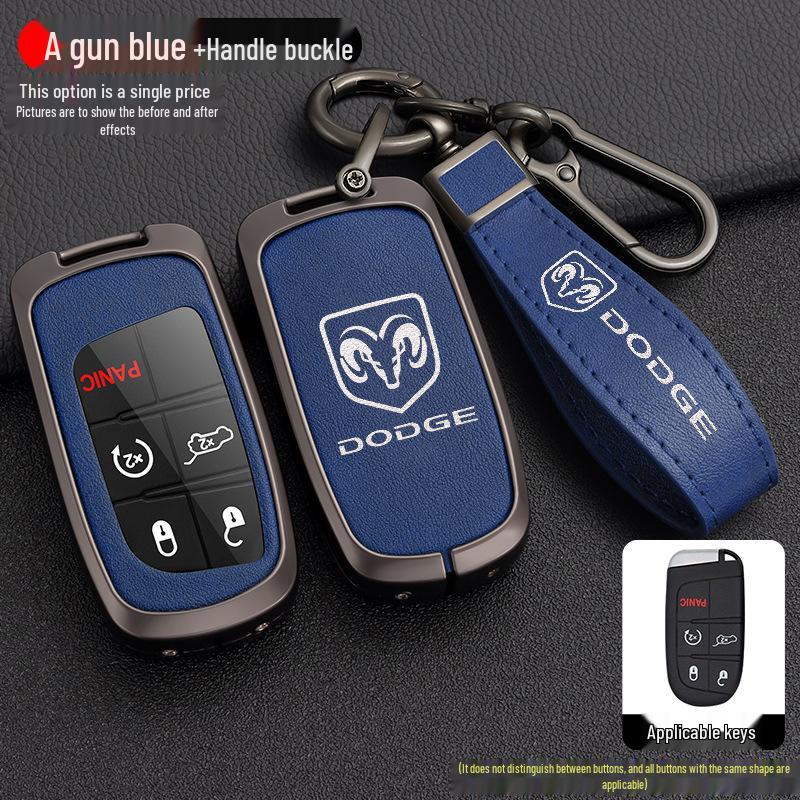 Dodge Journey Key Cover for 13/14/15/16 Models - Durable Shell and Buckle Design