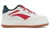 Li Ning Future C1 Synthetic Leather Slip Resistant Abrasion Resistant Low top Skateboard Shoes Women's White Red Green AGCT028-11