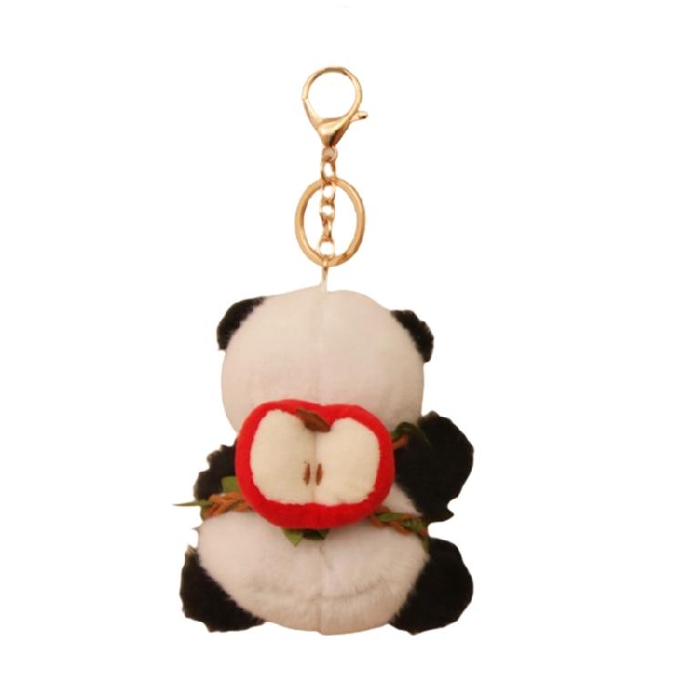 Portable Panda Plush Keychain Pendant Elegant Panda Plush Keychain Cute Stuffed Animal Pendant For Kids And Adults