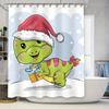 Tu Cute Dinosaur Shower Curtainkids Bathroom Decorcartoon Animal Patternwashable Fabricfunny Teenager Giftnursery Room Decorwhim