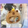 Capybara Plush Cartoon Backpack With Soft Material For Casual Daily Use And Travel