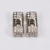 2 Pcs with Bling Diamond Charms the Sneaker Buckles,Diamond shoelace buckle,Lazy man's shoelace buckle,black,silver,golden