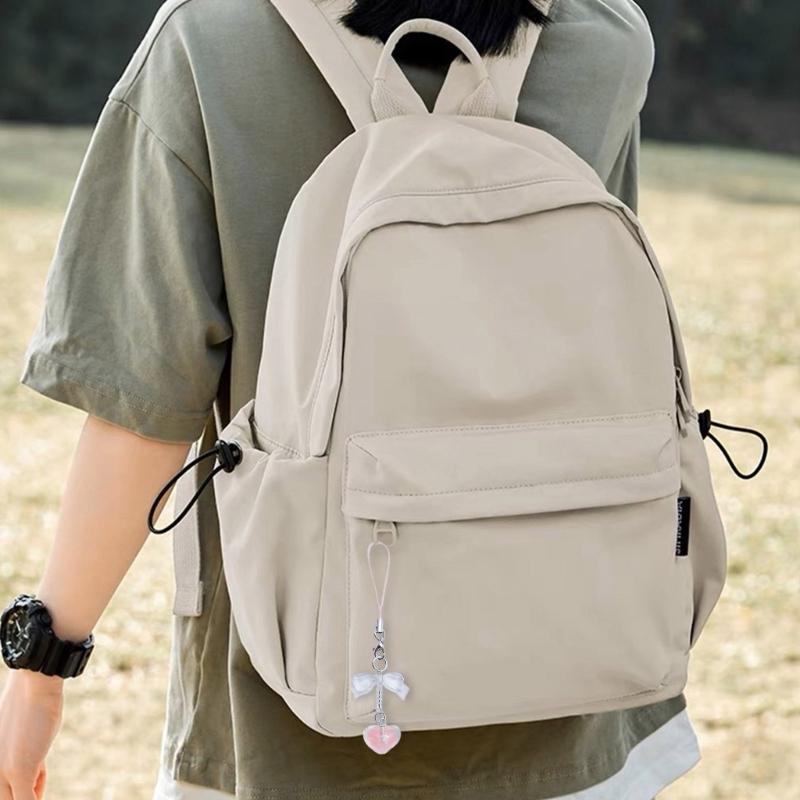 Y2K Heart Bowknot Pendant Phone Strap Portable Hanging Lanyard for Girls Women