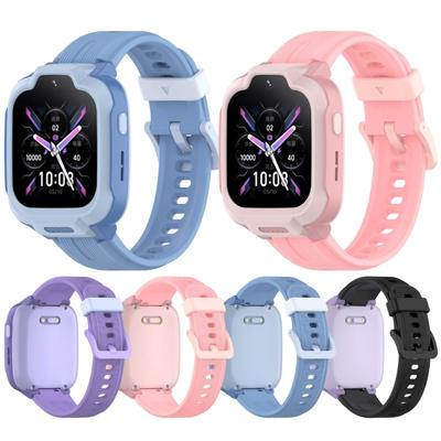 Soft Wriststrap with Installation Tool Replacement Smartwatch Band Breathable Belt Straps for Children Watch 15mm