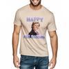 Black Summer For Him Tshirt Happy Rex Manning Portrait Design Short Sleeve Solid Color Round Neck Tshirt Male Workout Tshirt