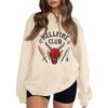 Women's Fashionable Casual Long-Sleeved Round-Neck Printed Pullover Sweatshirt