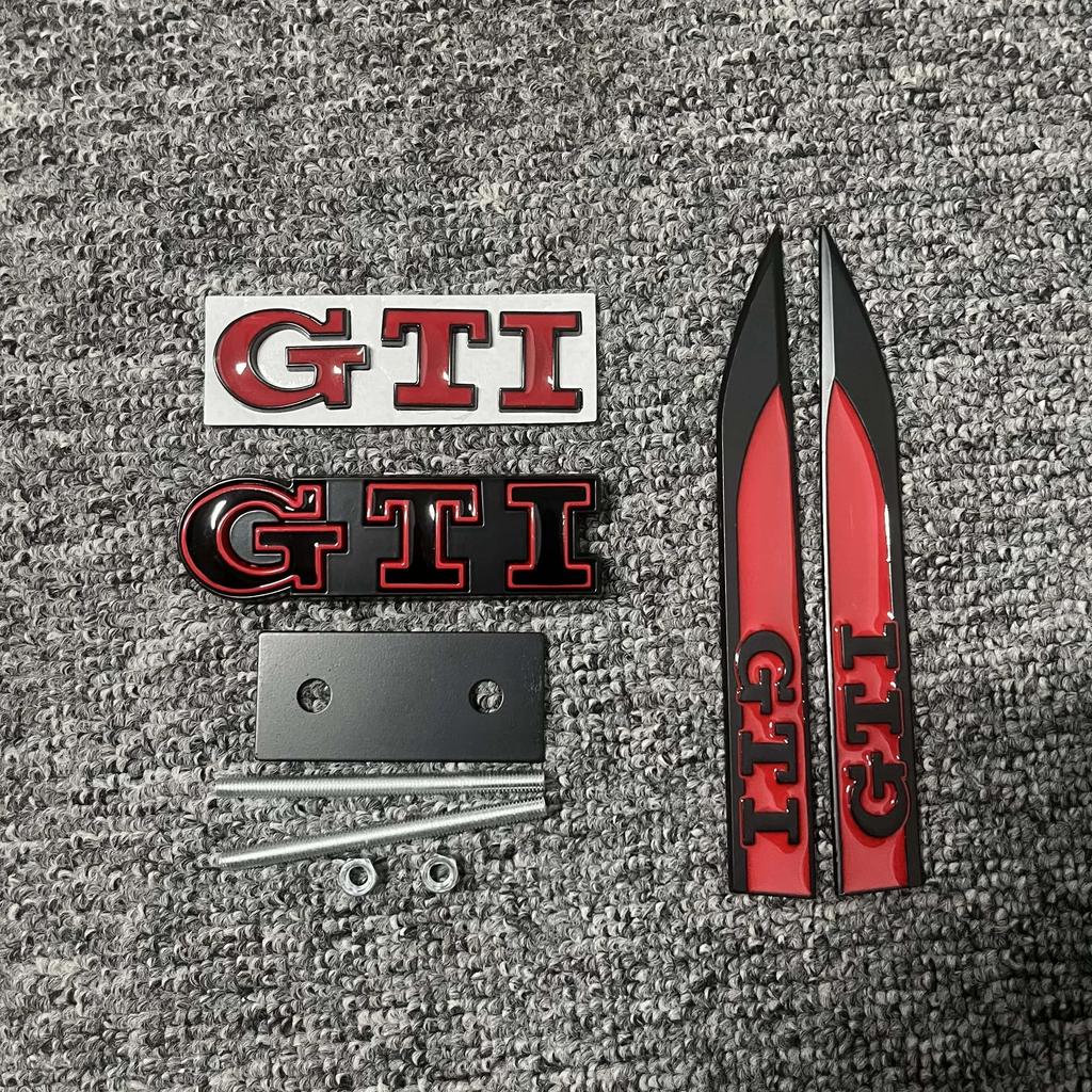 3D Metal Car Trunk Logo Sticker Grill Emblems Badge Decals For Volkswagen Golf GTI MK2 MK3 MK4 MK5 MK6 MK7 GTI Auto Parts YH7