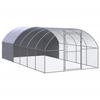 VidaXL Outdoor Chicken Coop 3 X 6 X 2 M Galvanized Steel, 53.55kg