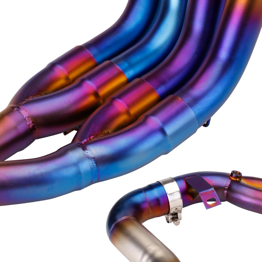 For HONDA CBR650R CB650R CBR650F CB650F 2014-2025 Motorcycle Exhaust  Stainless Titanium Alloy Escape Front Link Pipe 51mm