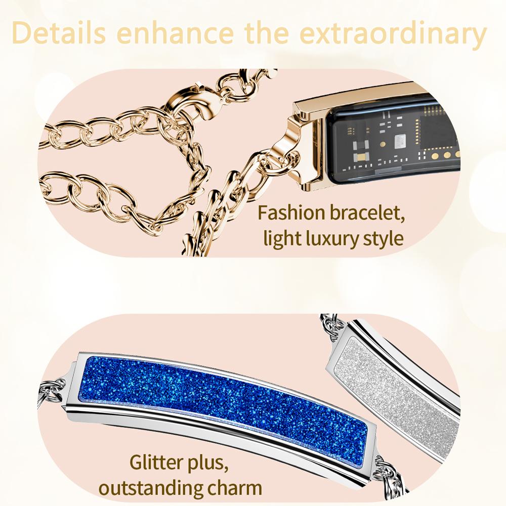 New Lady Health Smart Watch Women Heart Rate Sleep Bracelet Waterproof Sports Smartwatch Stainless Steel Wristband Couple Gift